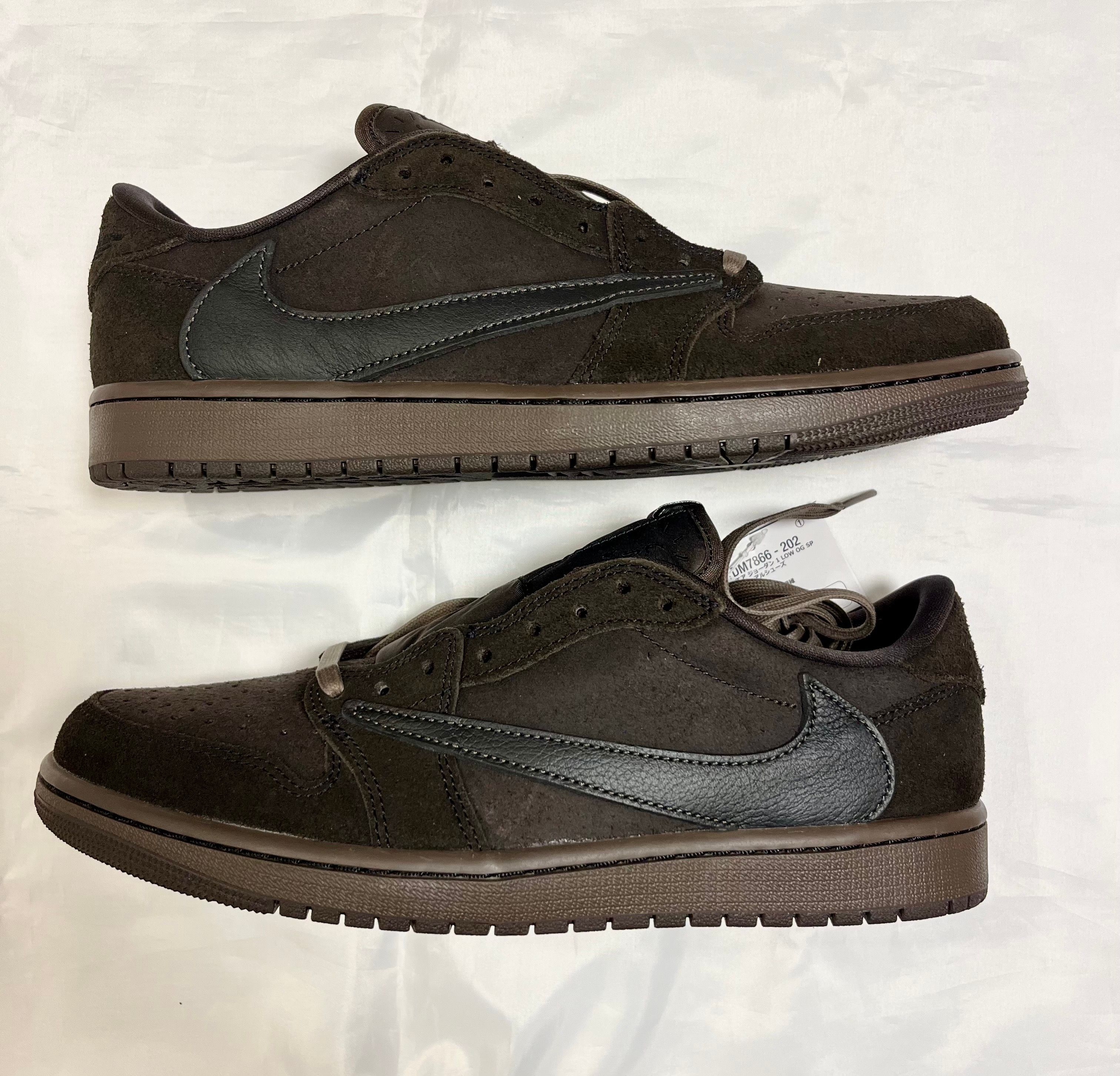 Travis Scott × Nike Air Jordan 1 Low OG SP "Velvet Brown and Dark Mocha"