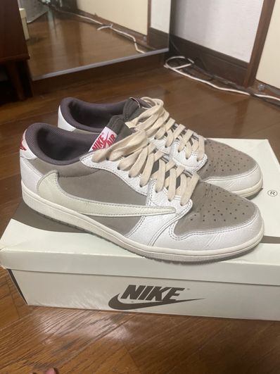 Travis Scott × Nike Air Jordan 1 Low OG SP "Reverse Mocha/Sail and Ridgerock"