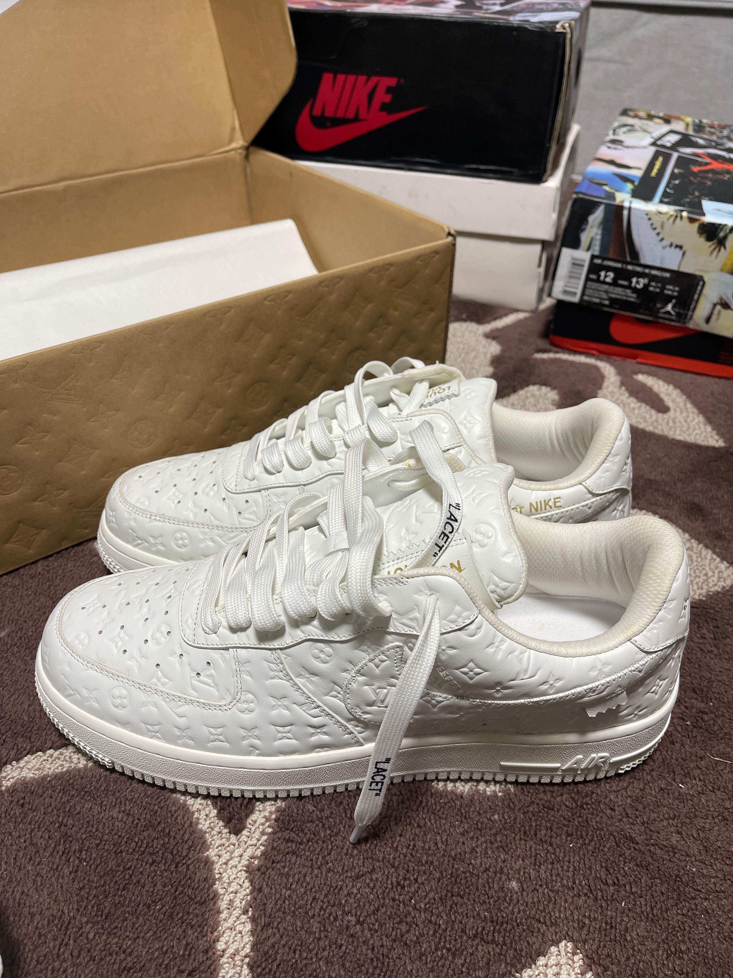 Louis Vuitton × Nike Air Force 1 Low by Virgil Abloh "White"