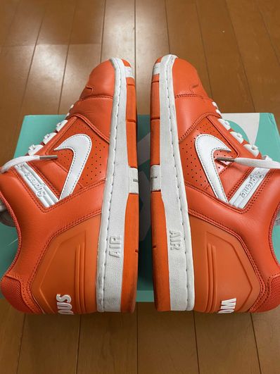 Supreme × Nike SB Air Force 2 "Orange Blaze"
