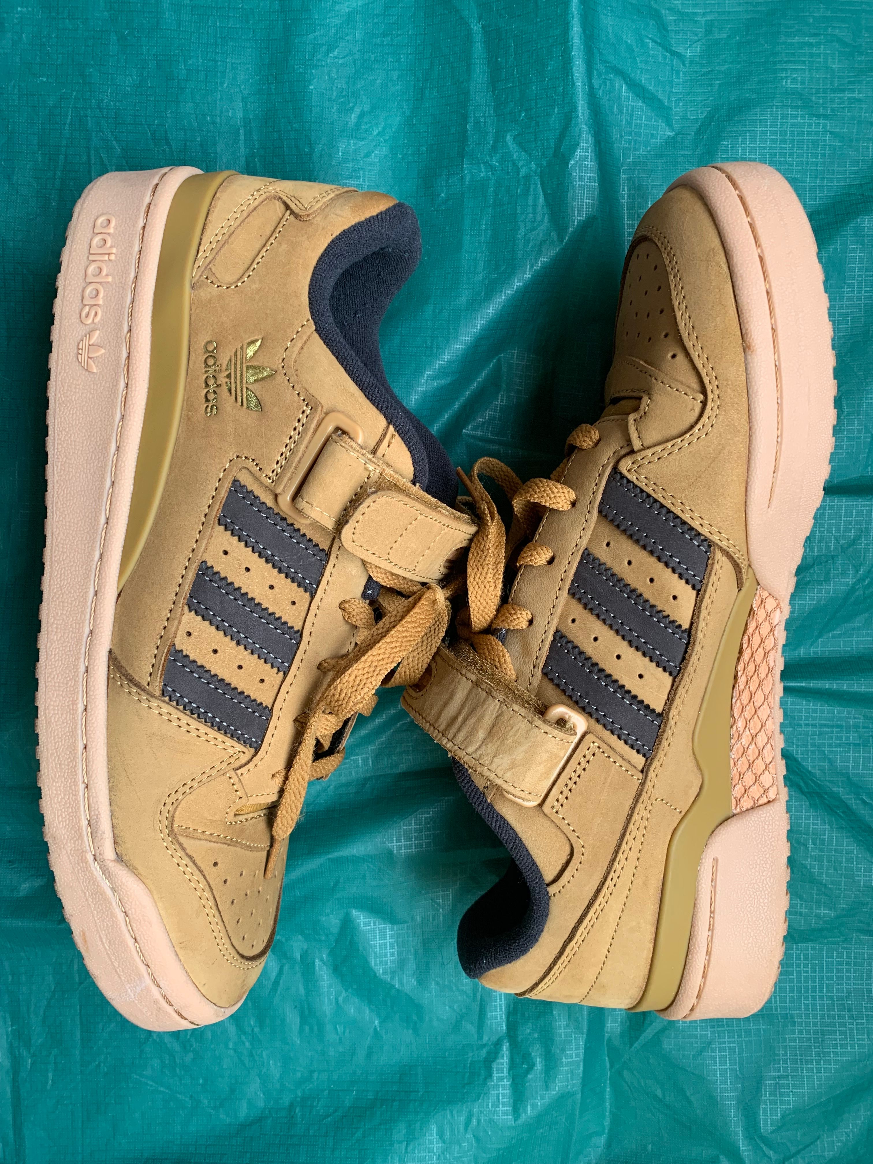 adidas Forum Low "Brown/Metallic Gold"
