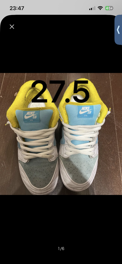 FTC × Nike SB Dunk Low "White/Blue"