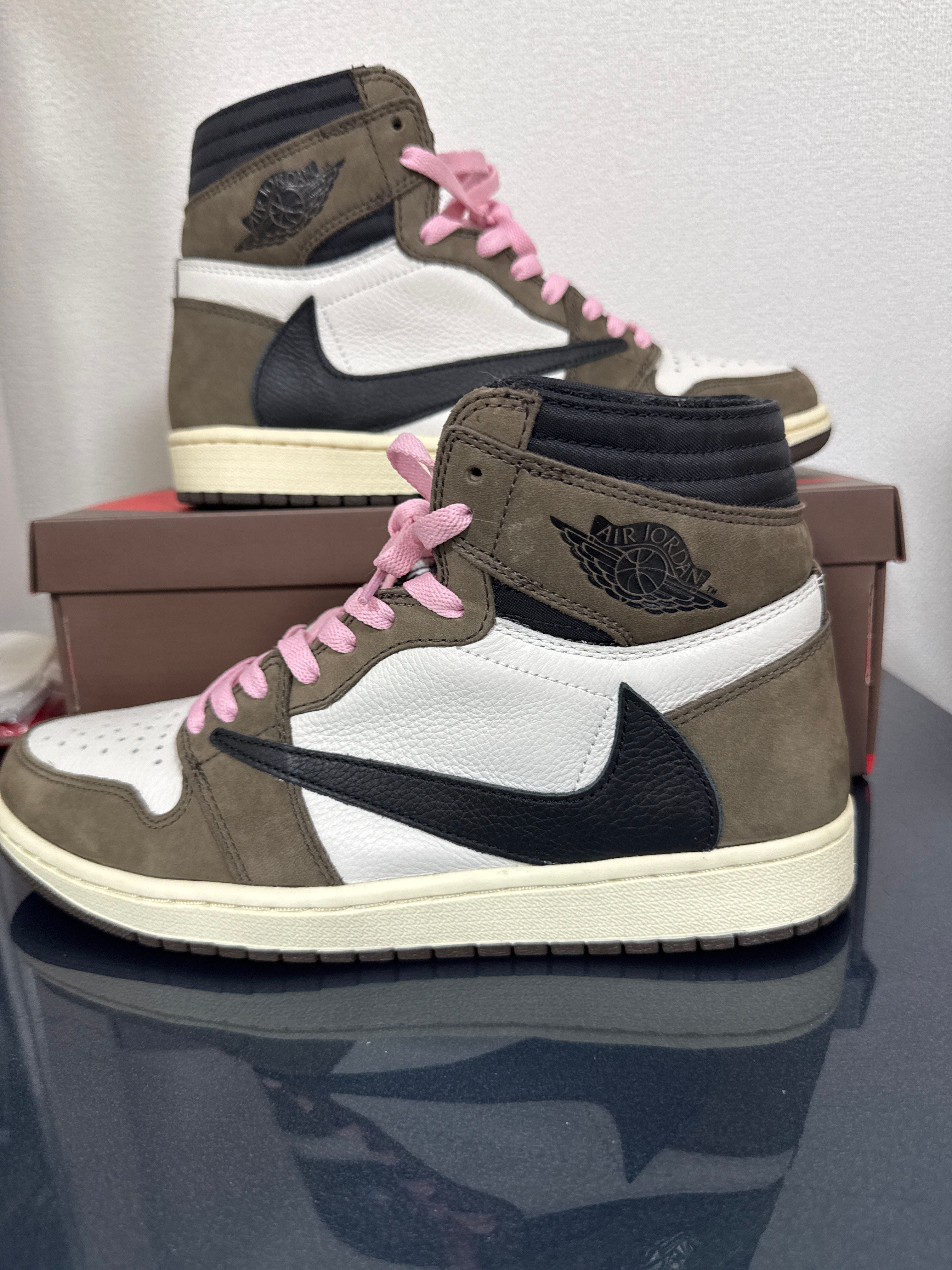 Travis Scott × Nike Air Jordan 1 Retro High OG TS SP "Sail/Dark Mocha"