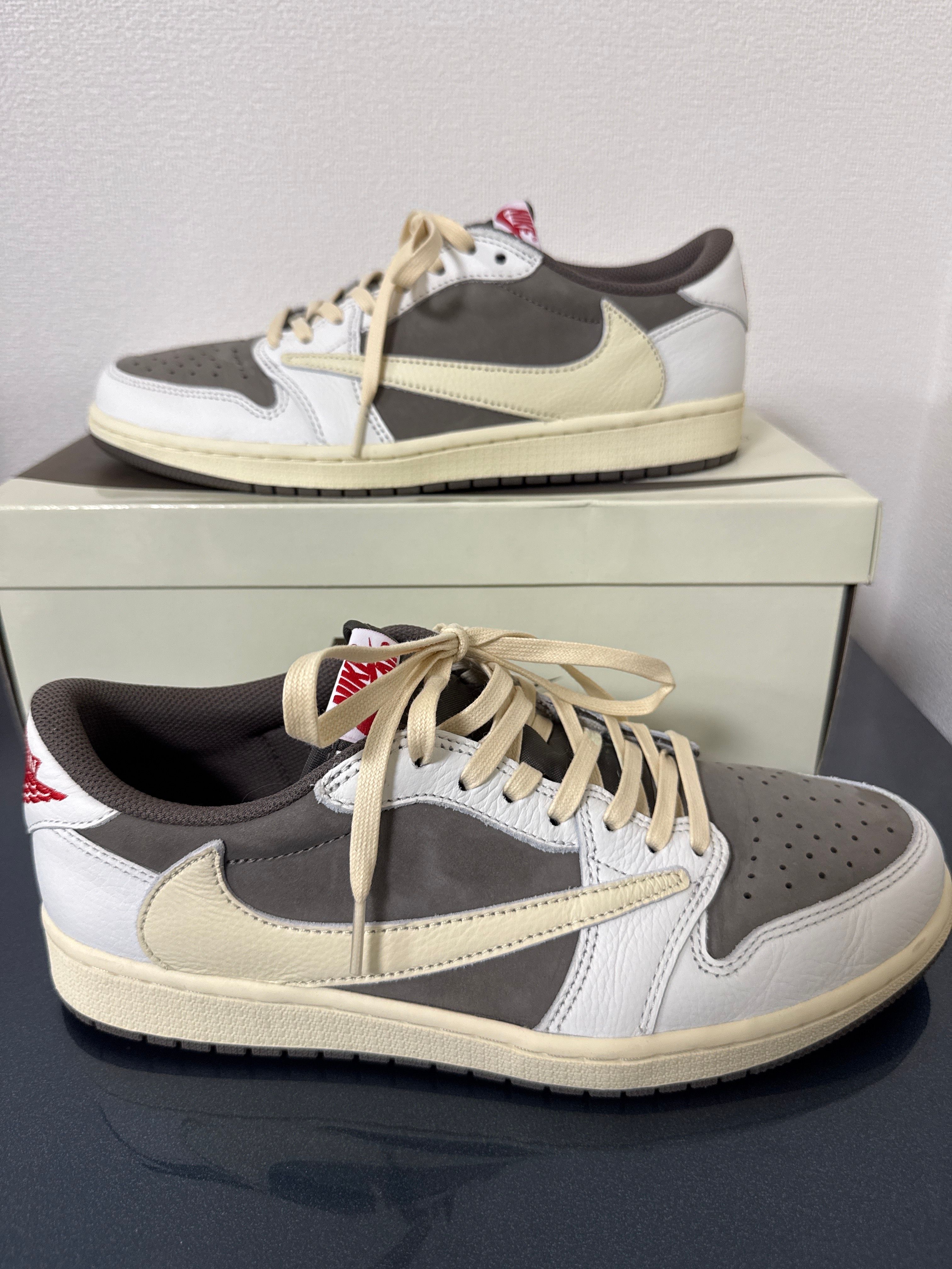 Travis Scott × Nike Air Jordan 1 Low OG SP "Reverse Mocha/Sail and Ridgerock"
