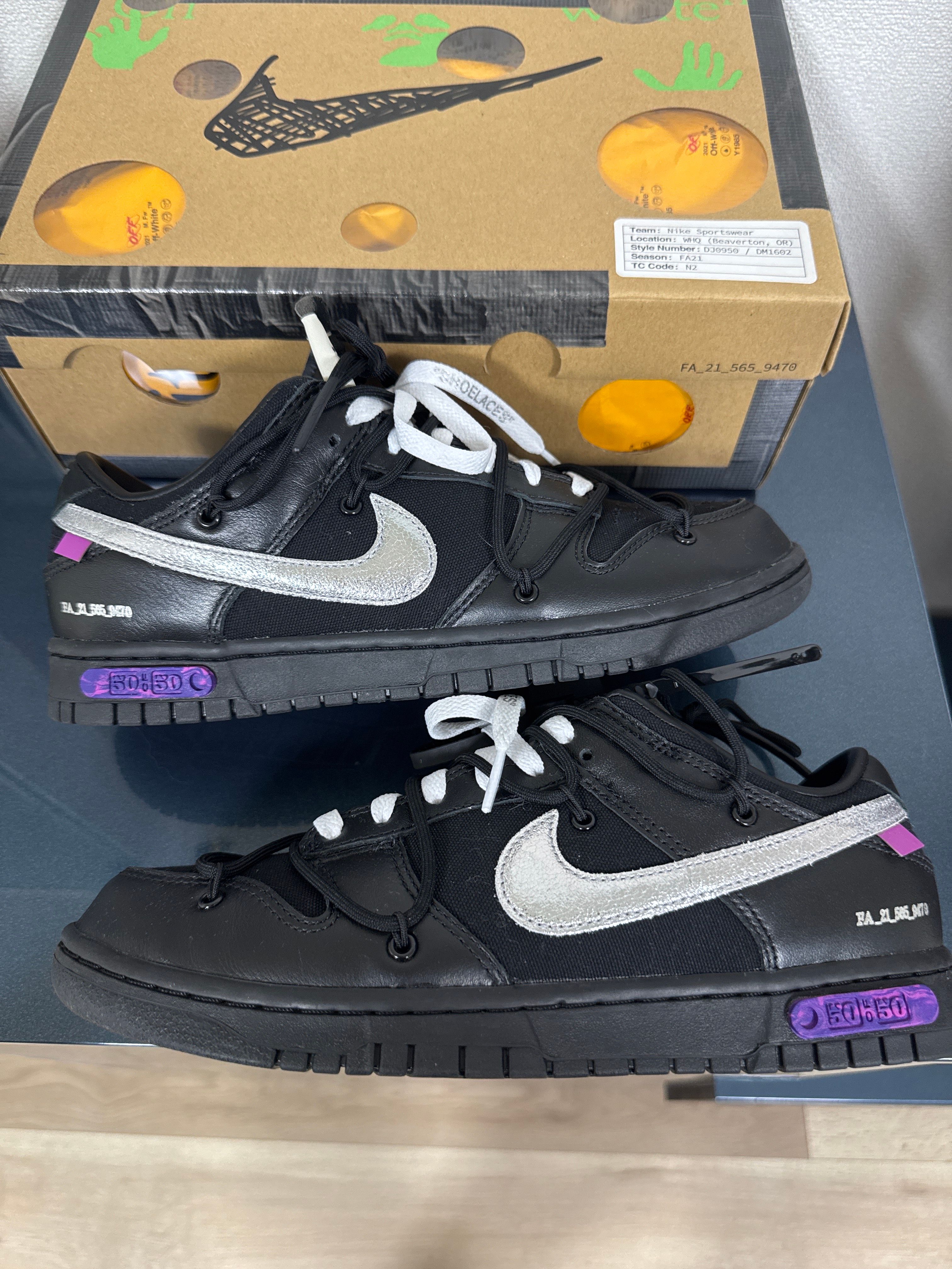 Off-White × Nike Dunk Low 1 of 50 "Lot.50"