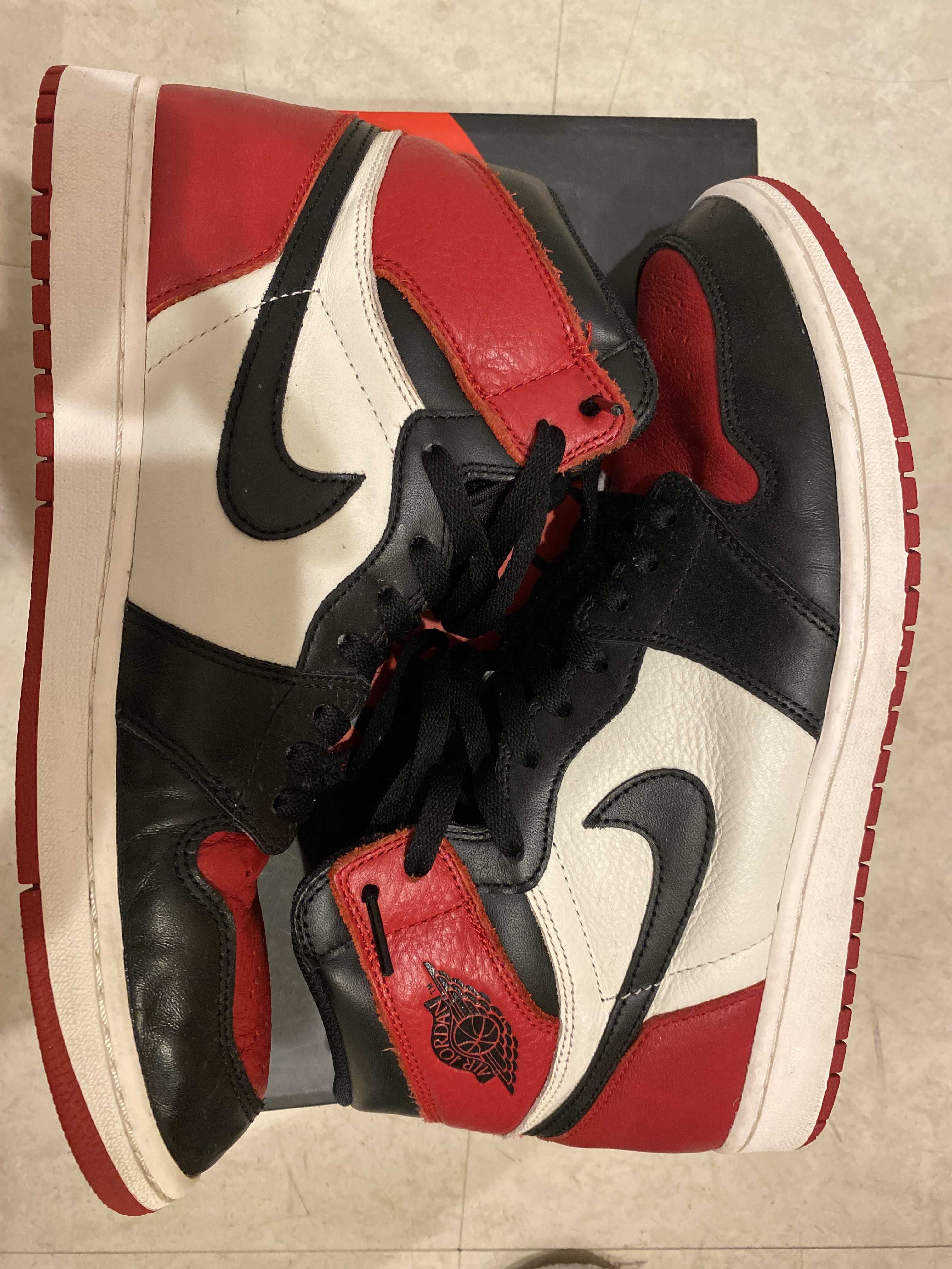 Nike Air Jordan 1 Retro High OG "Bred Toe"