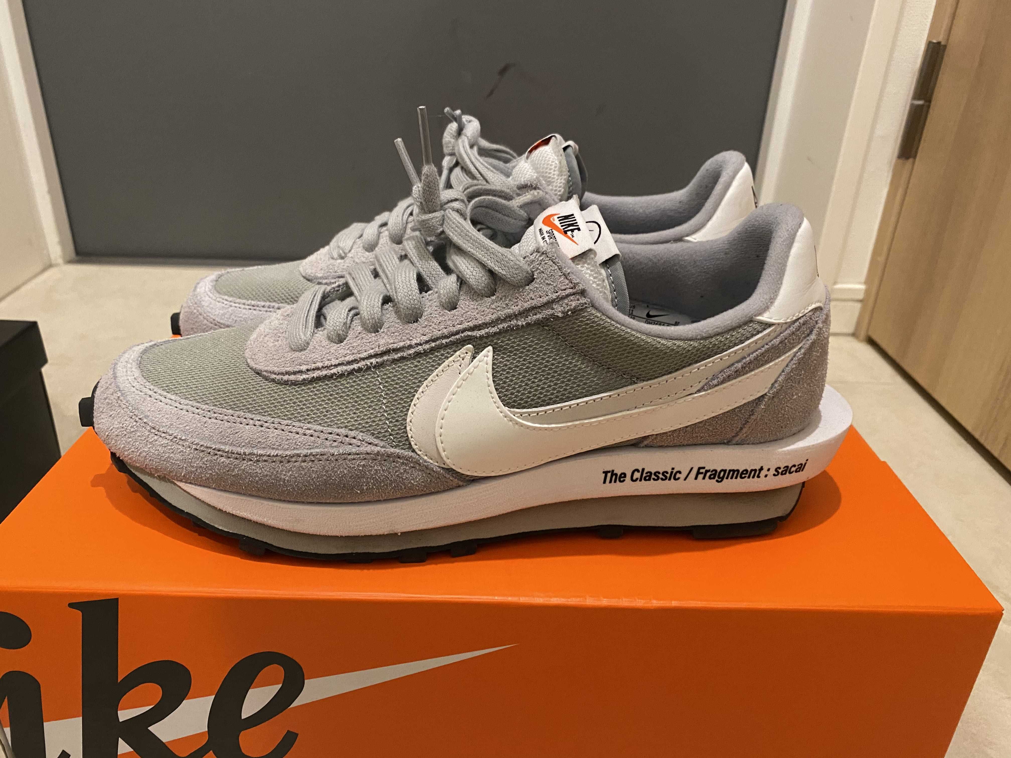 Fragment × sacai × Nike LD Waffle "Light Smoke Grey"