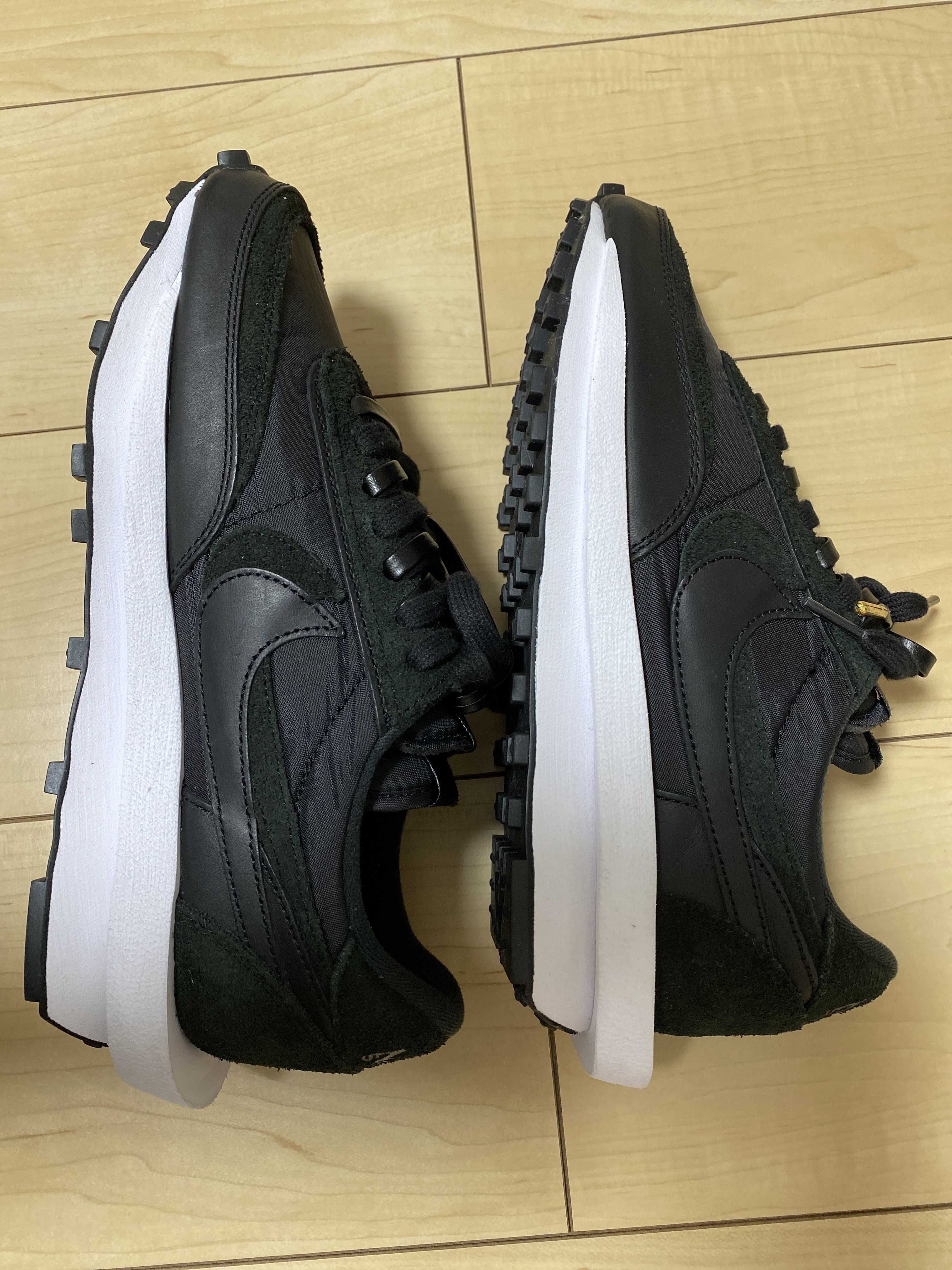 sacai × Nike LDV Waffle "Triple Black"