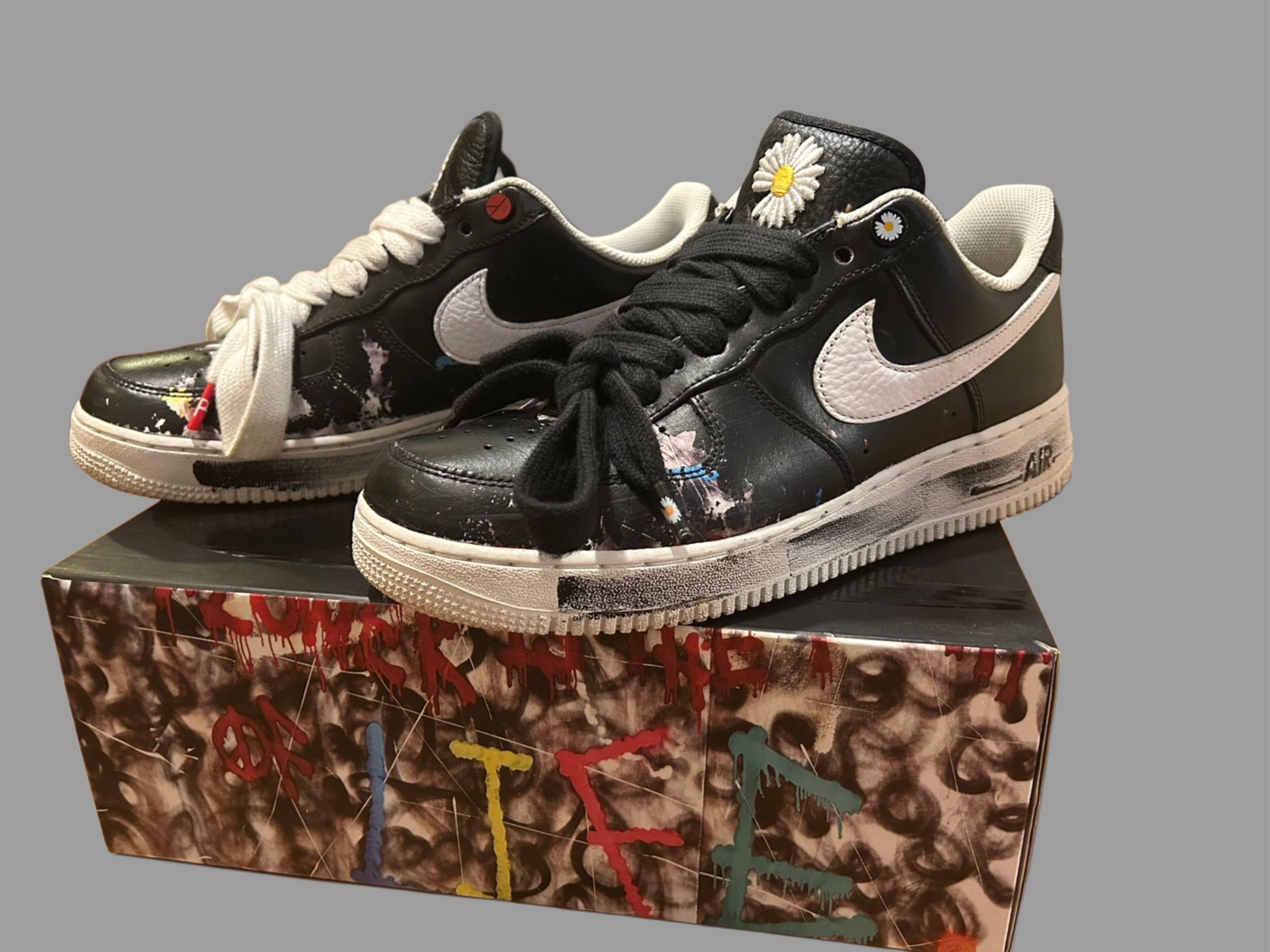 PEACEMINUSONE × Nike Air Force 1 Low Para Noise "Black" / G-DRAGON