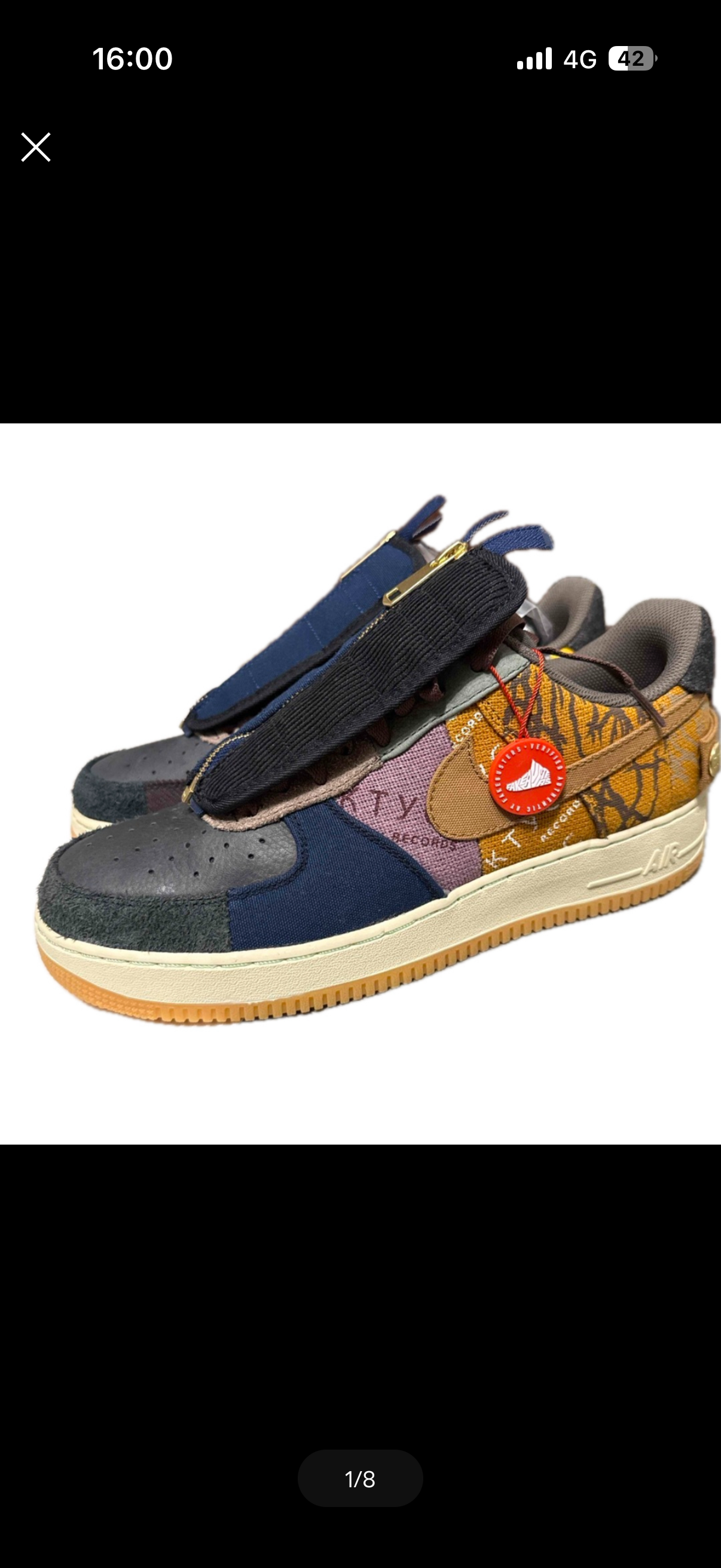 Travis Scott × Nike Air Force 1 Low Cactus Jack "Multi Color"