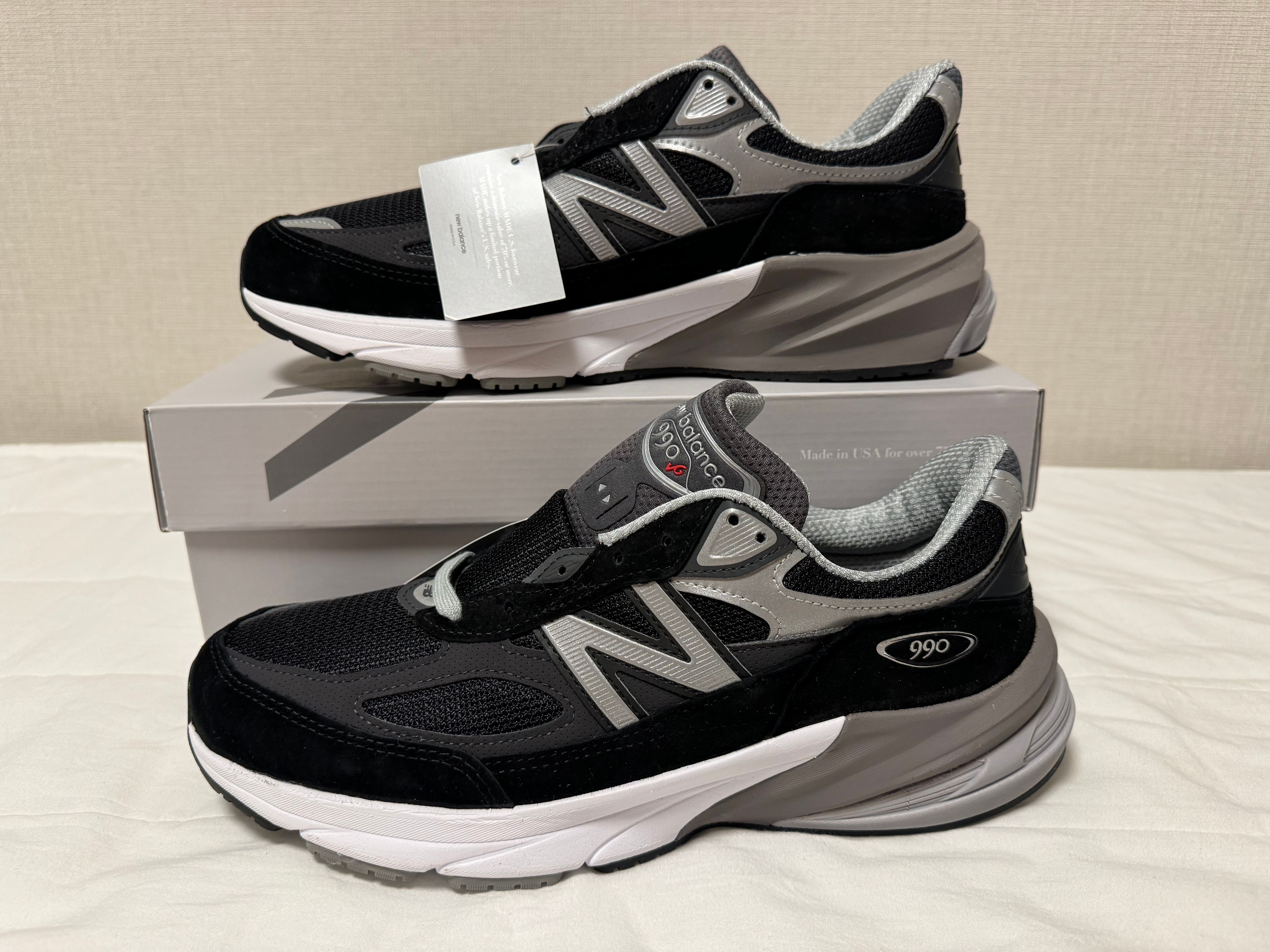 New Balance 990V6 "Black" (Heel NB Logo)
