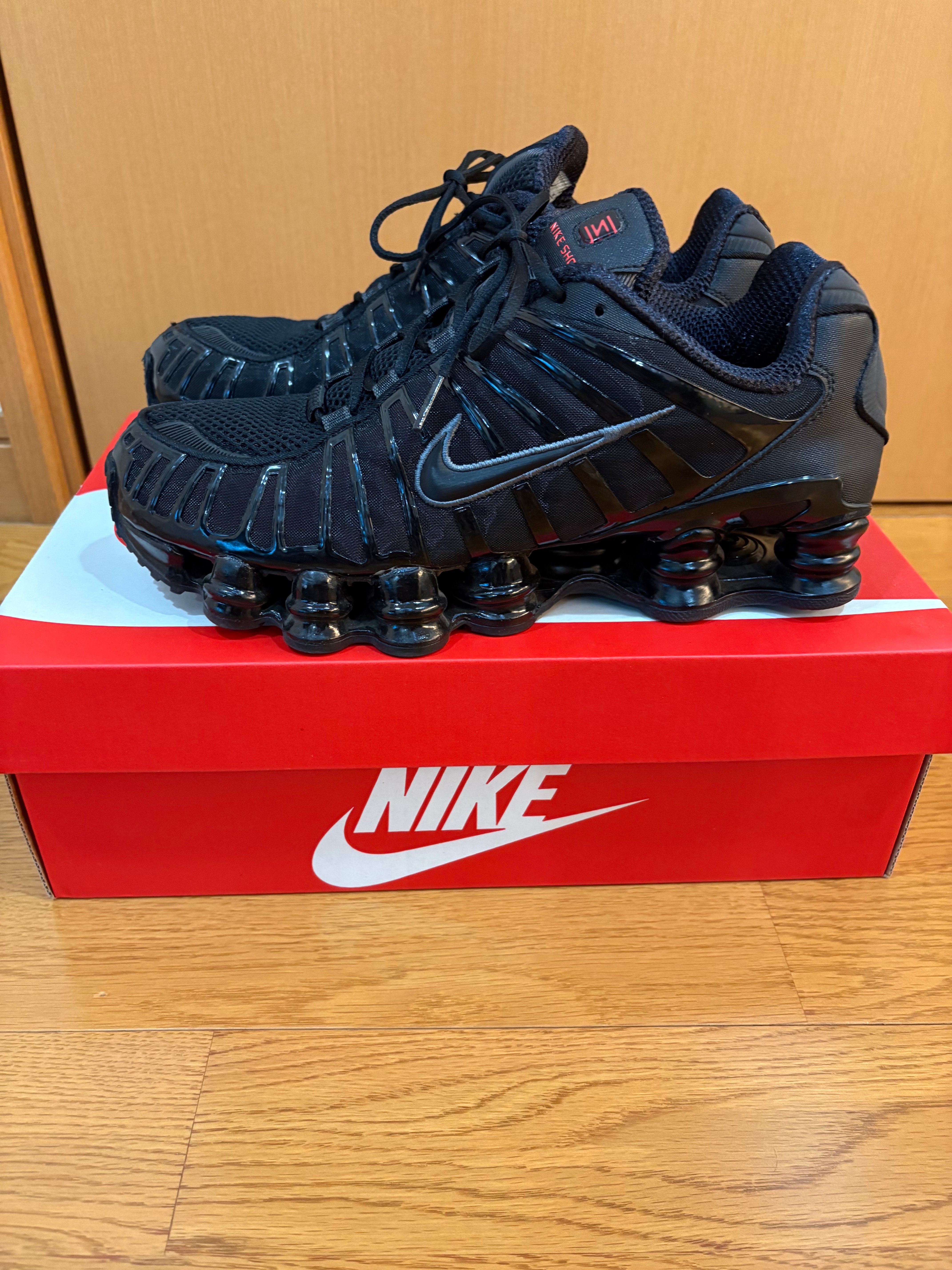 Nike Shox TL "Black/Metallic Hematite/Max Orange/Black"