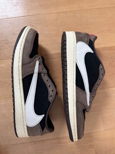 Travis Scott × Nike Air Jordan 1 Low OG SP-T "Black/Dark Mocha"