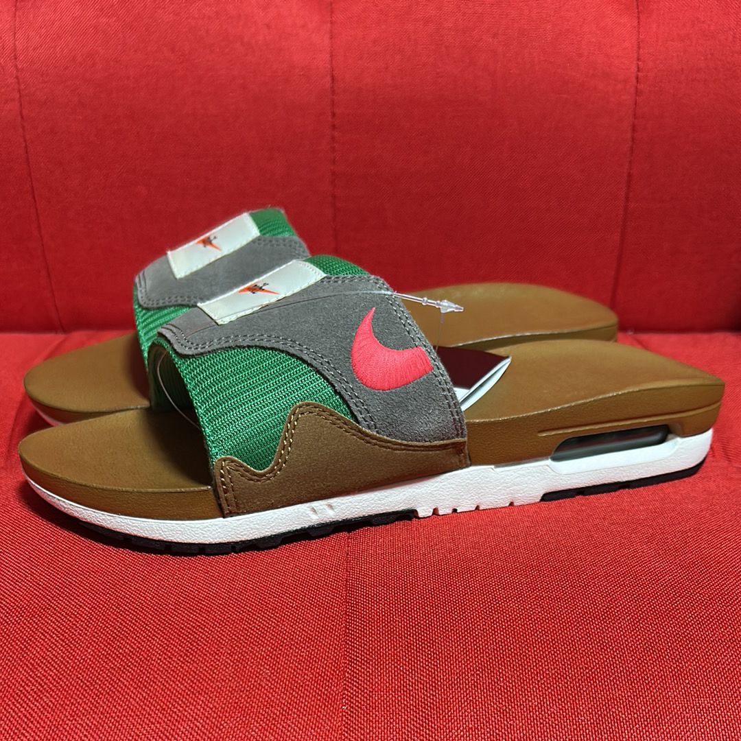 Nike Air Max 1 Slide "Ale Brown/Coral/Olive Grey/Sail"
