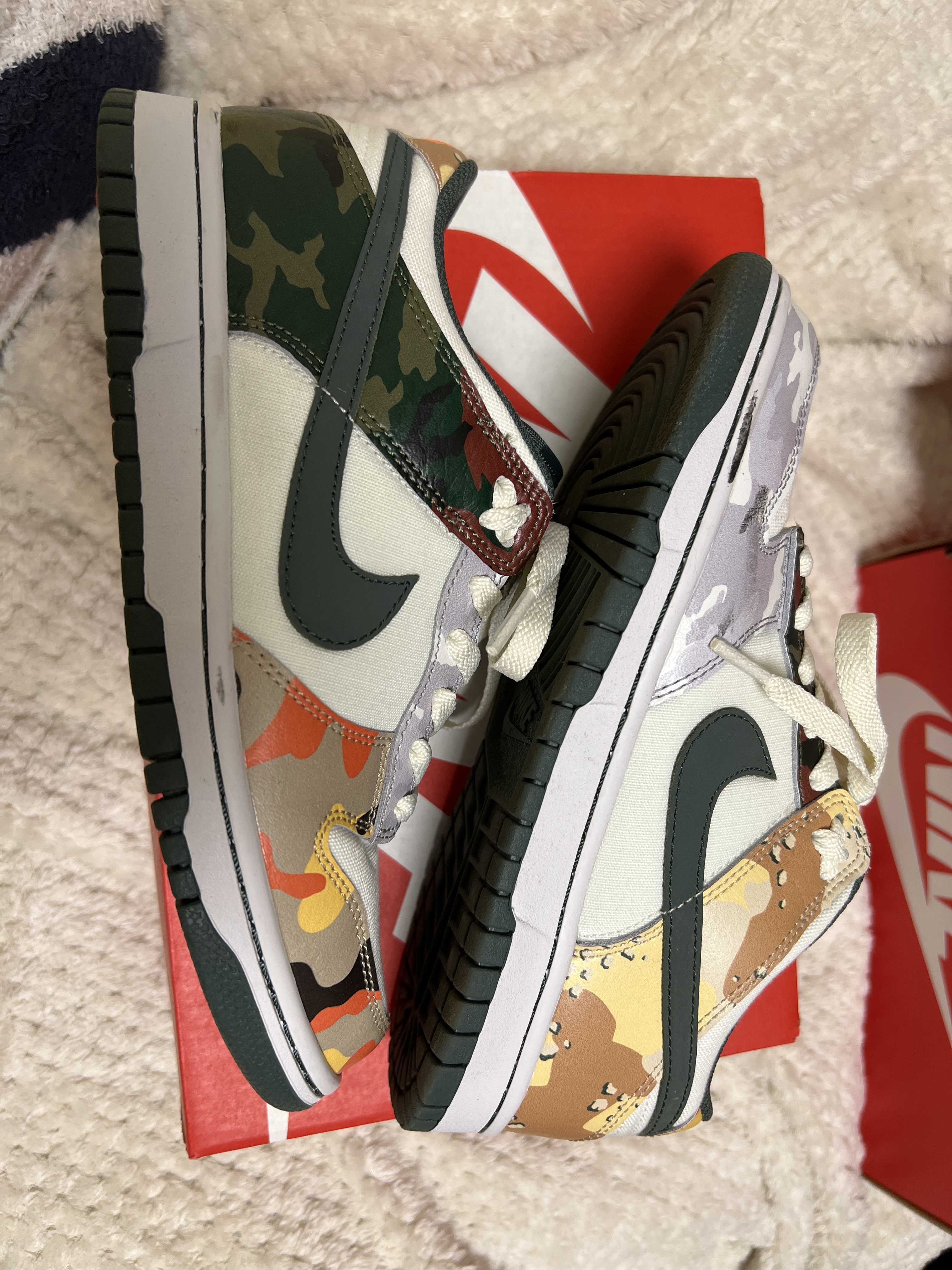 Nike Dunk Low "Sail Multi Camo"