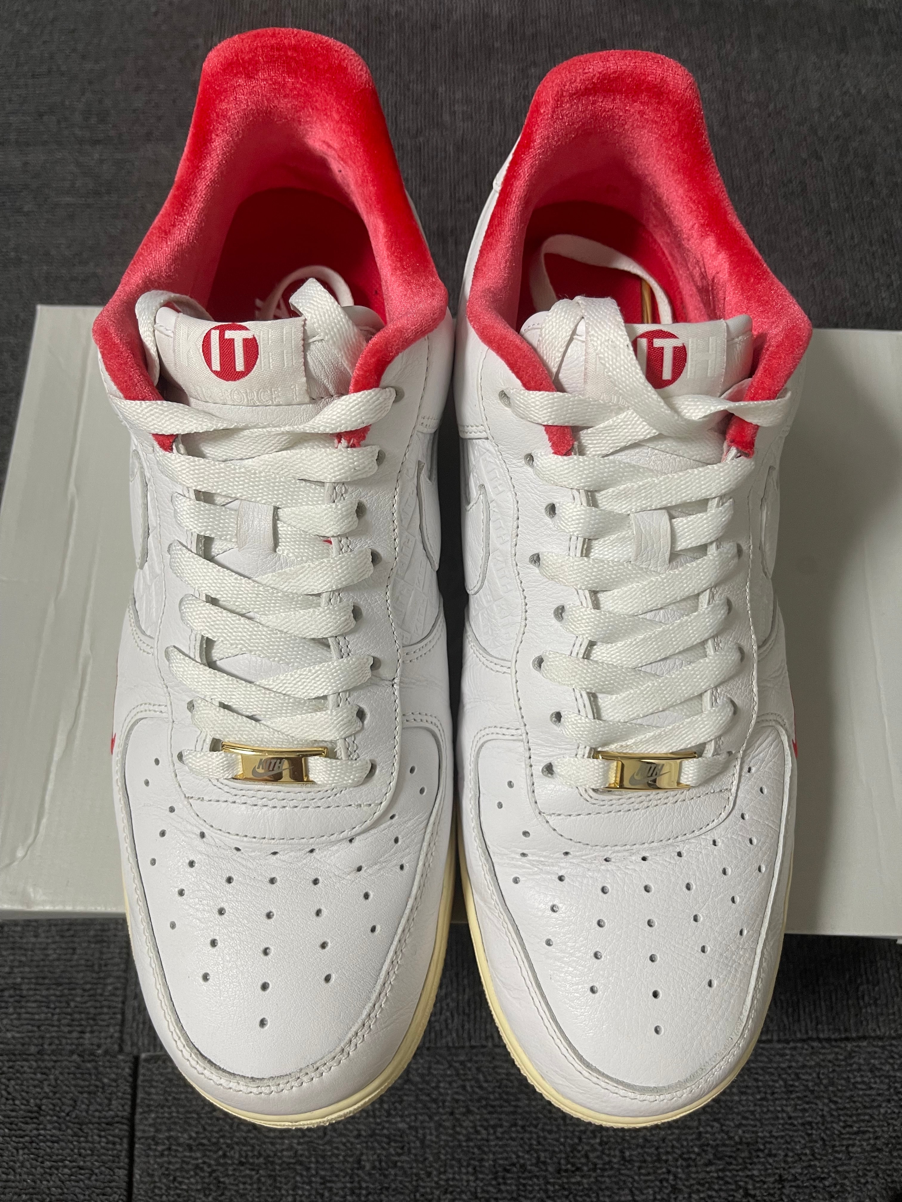 KITH × Nike Air Force 1 Low "White/Red"