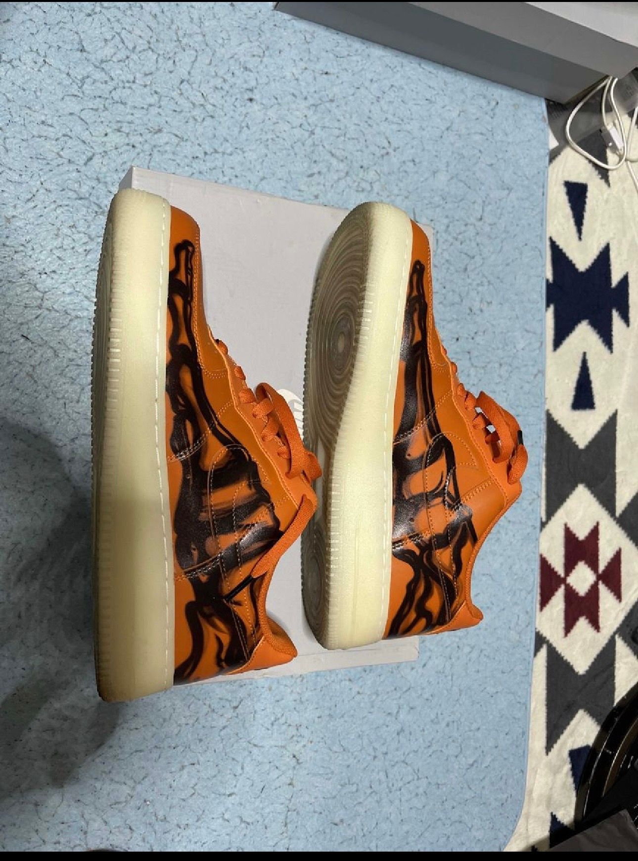 Nike Air Force 1 Low "Orange Skelton"