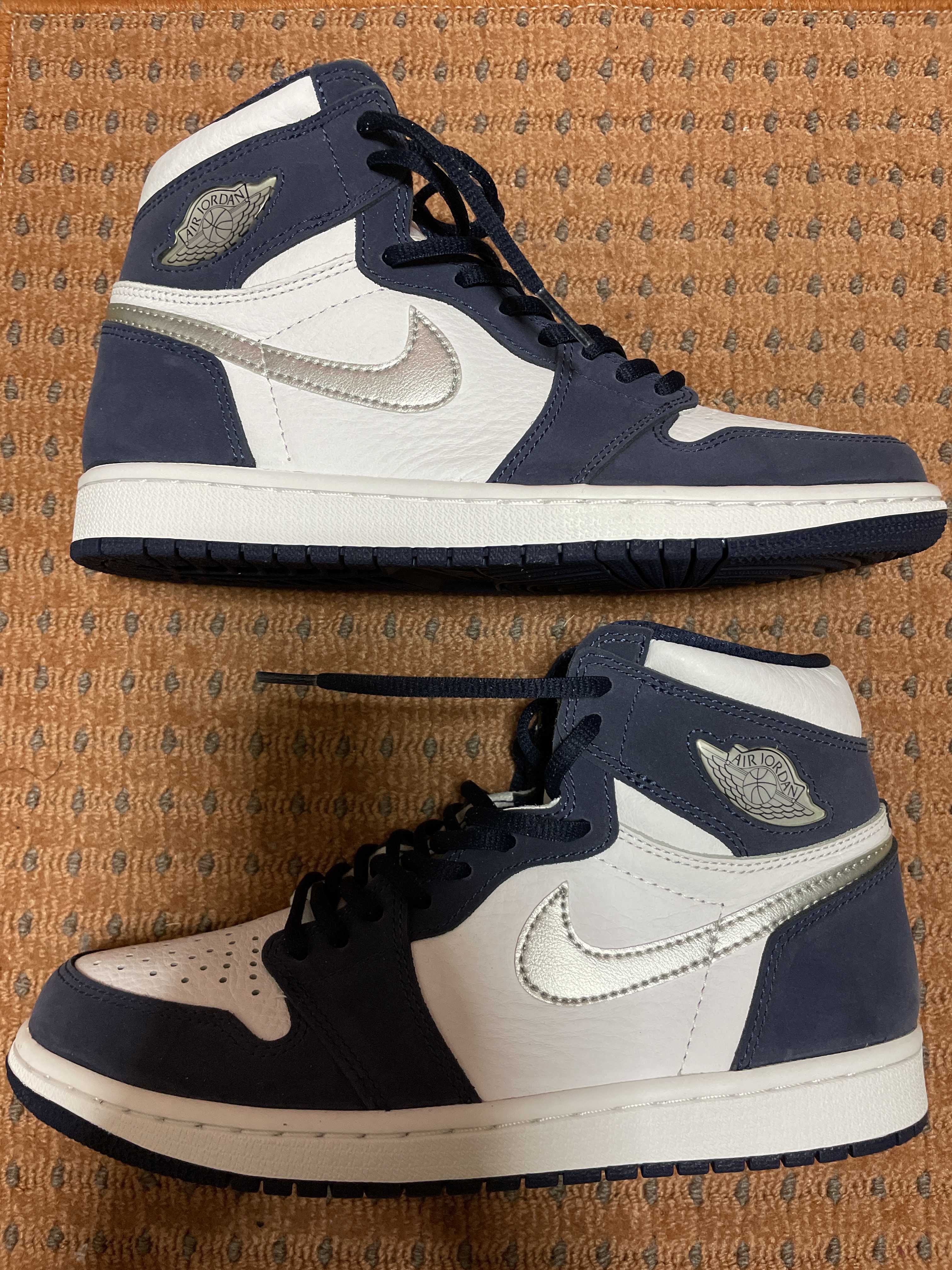 Nike Air Jordan 1 High OG CO.JP "White/Midnight Navy" (2020)(ブリーフケースなし)