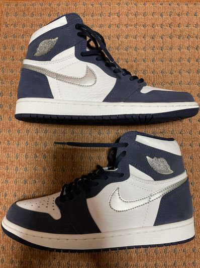 Nike Air Jordan 1 High OG CO.JP "White/Midnight Navy" (2020)(ブリーフケースなし)