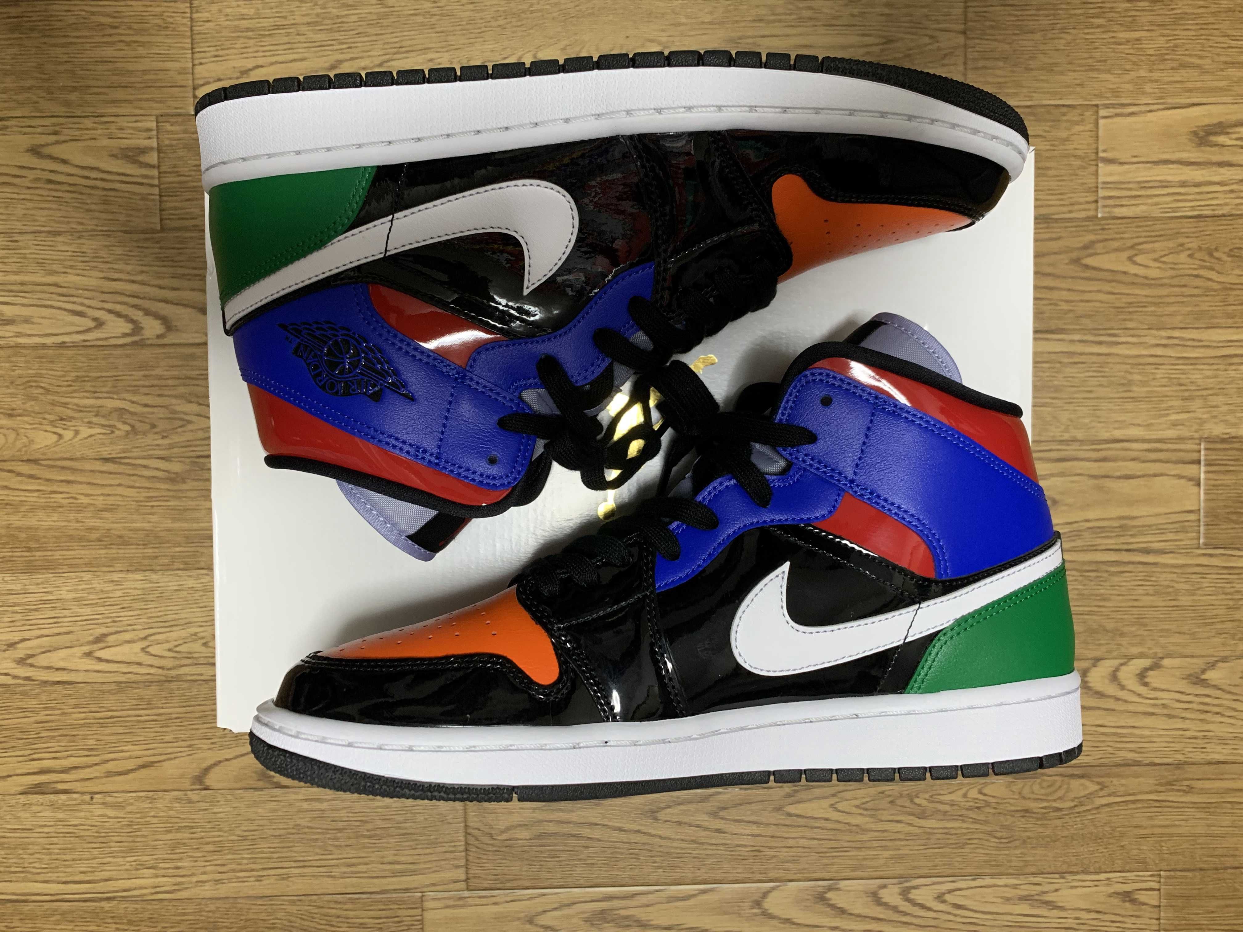 NIKE Women's AIR JORDAN 1 MID "PATENT BLEND"