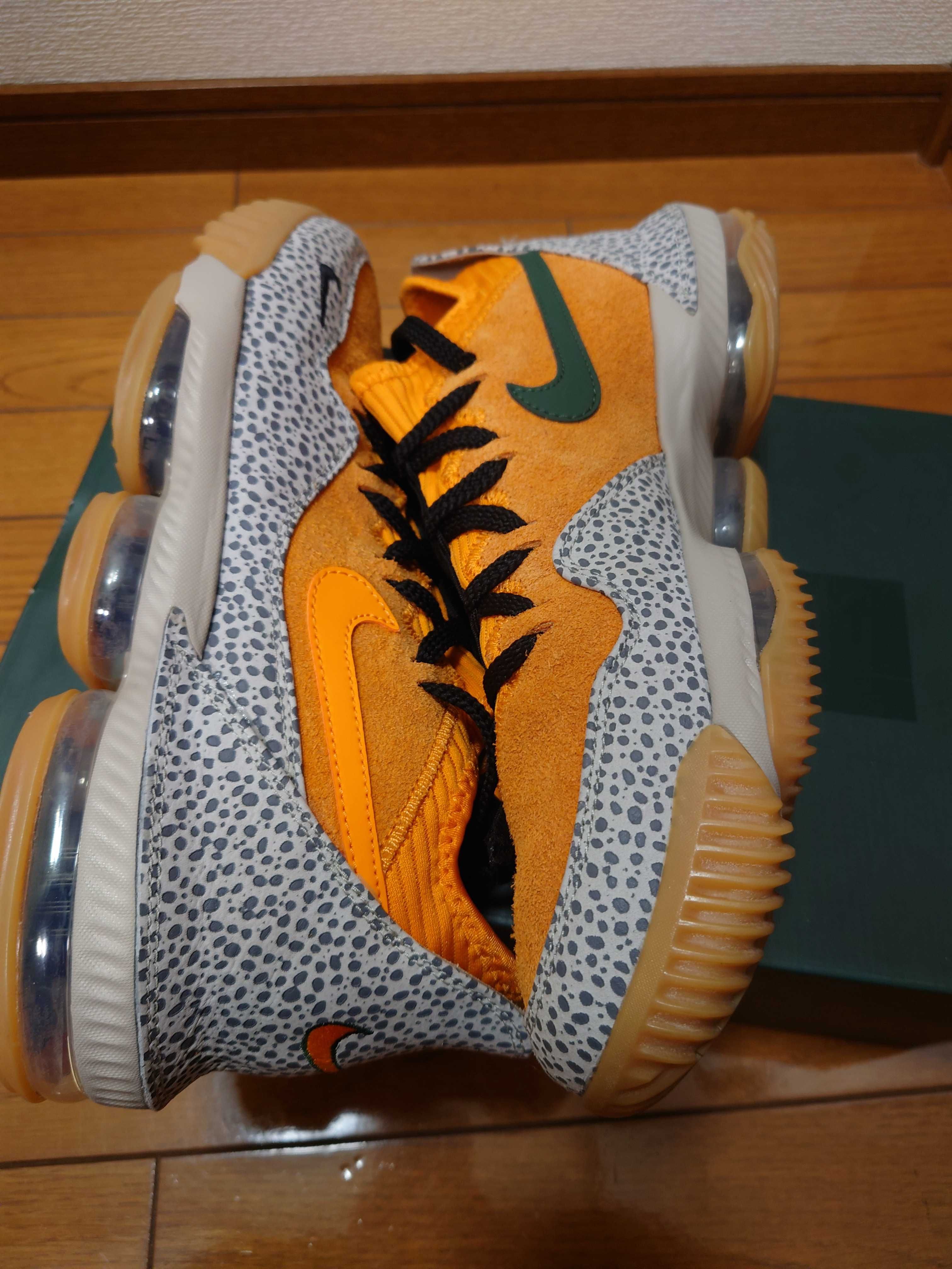 atmos × Nike LeBron 16 Low "Safari" (CD9471-800/CI3358-800)