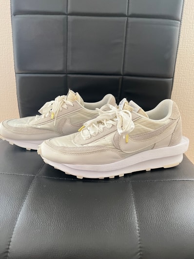 sacai × Nike LDV Waffle "Triple White"