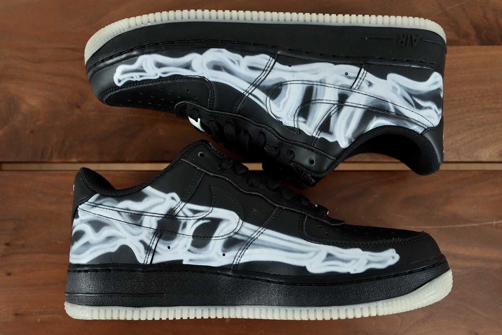 Nike Air Force 1 Low "Black Skeleton"