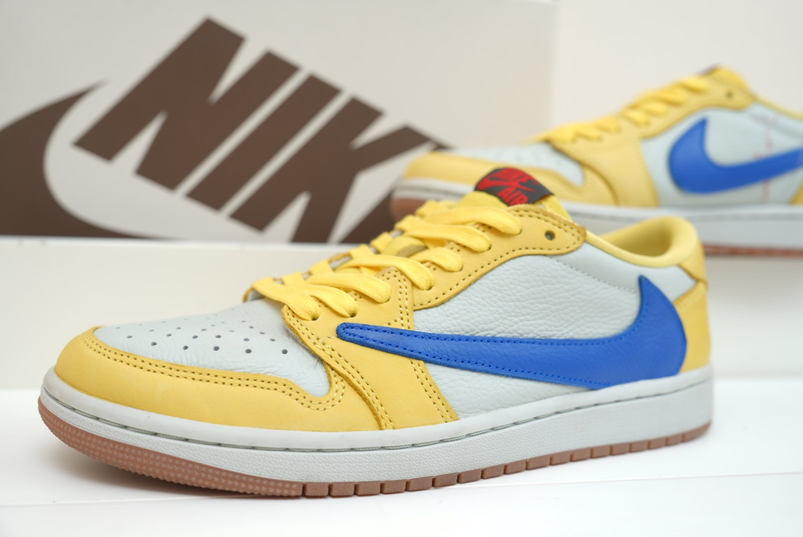 Travis Scott × Nike Women's Air Jordan 1 Retro Low OG "Canary"