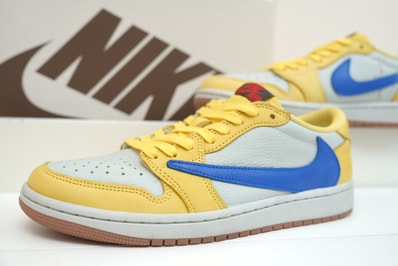 Travis Scott × Nike Women's Air Jordan 1 Retro Low OG "Canary"
