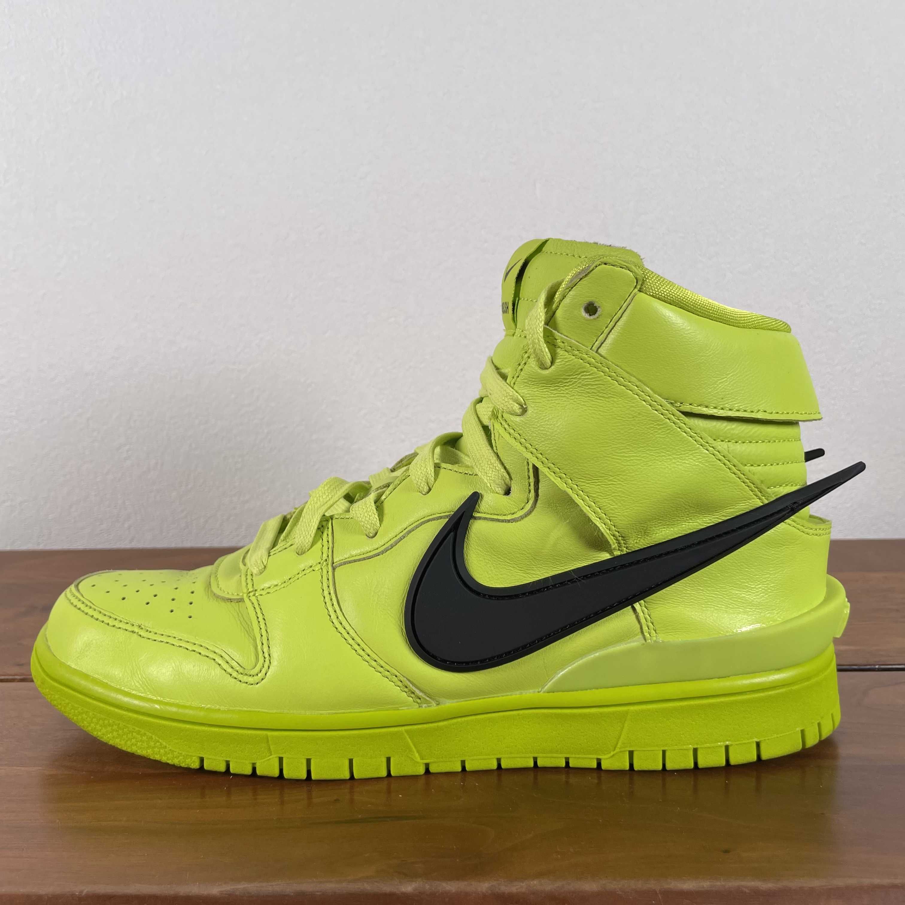 AMBUSH × NIKE DUNK HIGH "FLASH LIME"