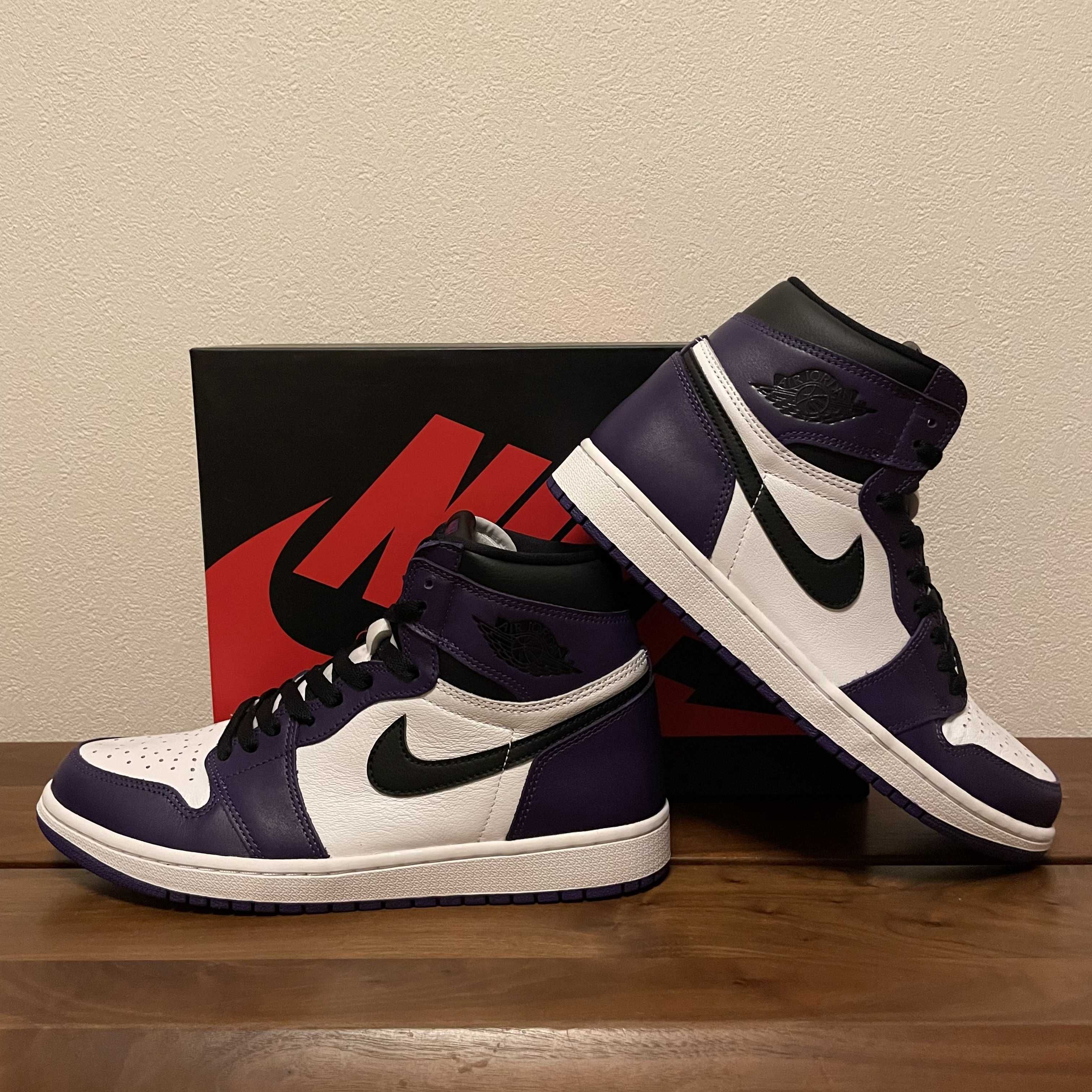 Nike Air Jordan 1 Retro High OG "Court Purple White/Black" (2020)