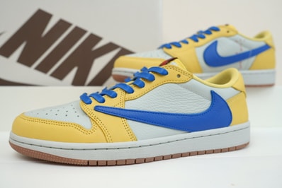 Travis Scott × Nike Women's Air Jordan 1 Retro Low OG "Canary"