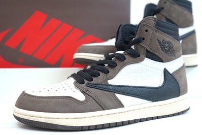 Travis Scott × Nike Air Jordan 1 Retro High OG TS SP "Sail/Dark Mocha"