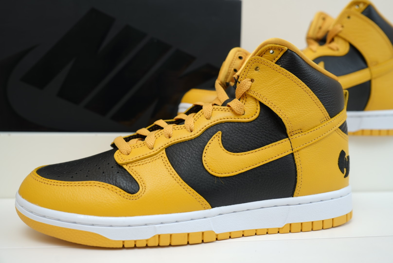 Wu-Tang Clan × Nike Dunk High Retro PRM "Black and Pollen"