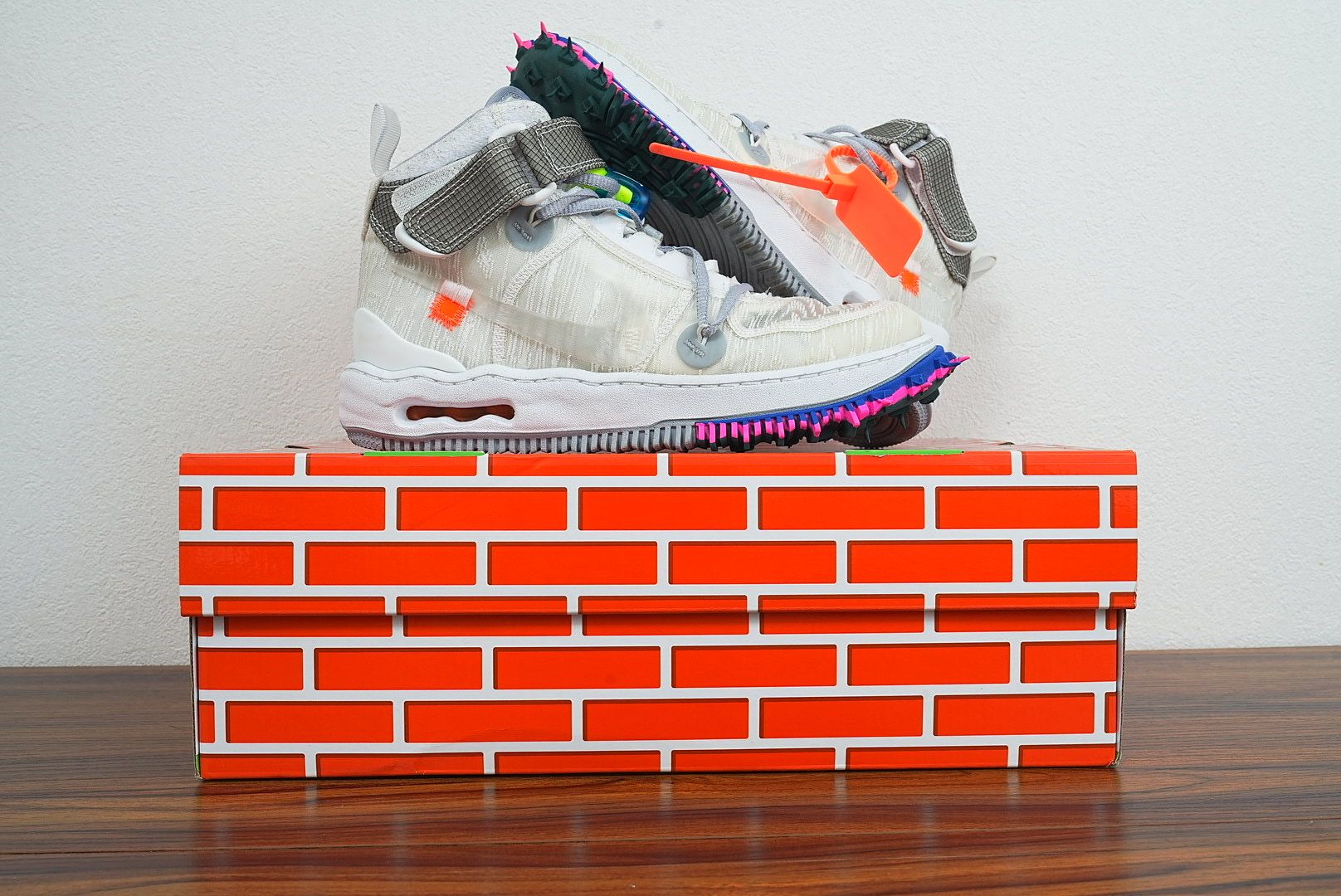 Off-White × Nike Air Force 1 Mid "White"