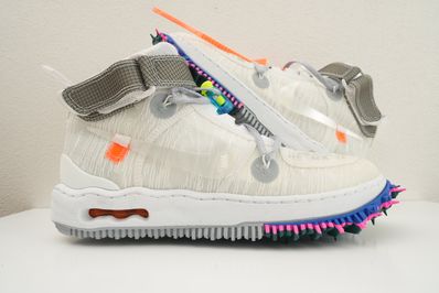 Off-White × Nike Air Force 1 Mid "White"