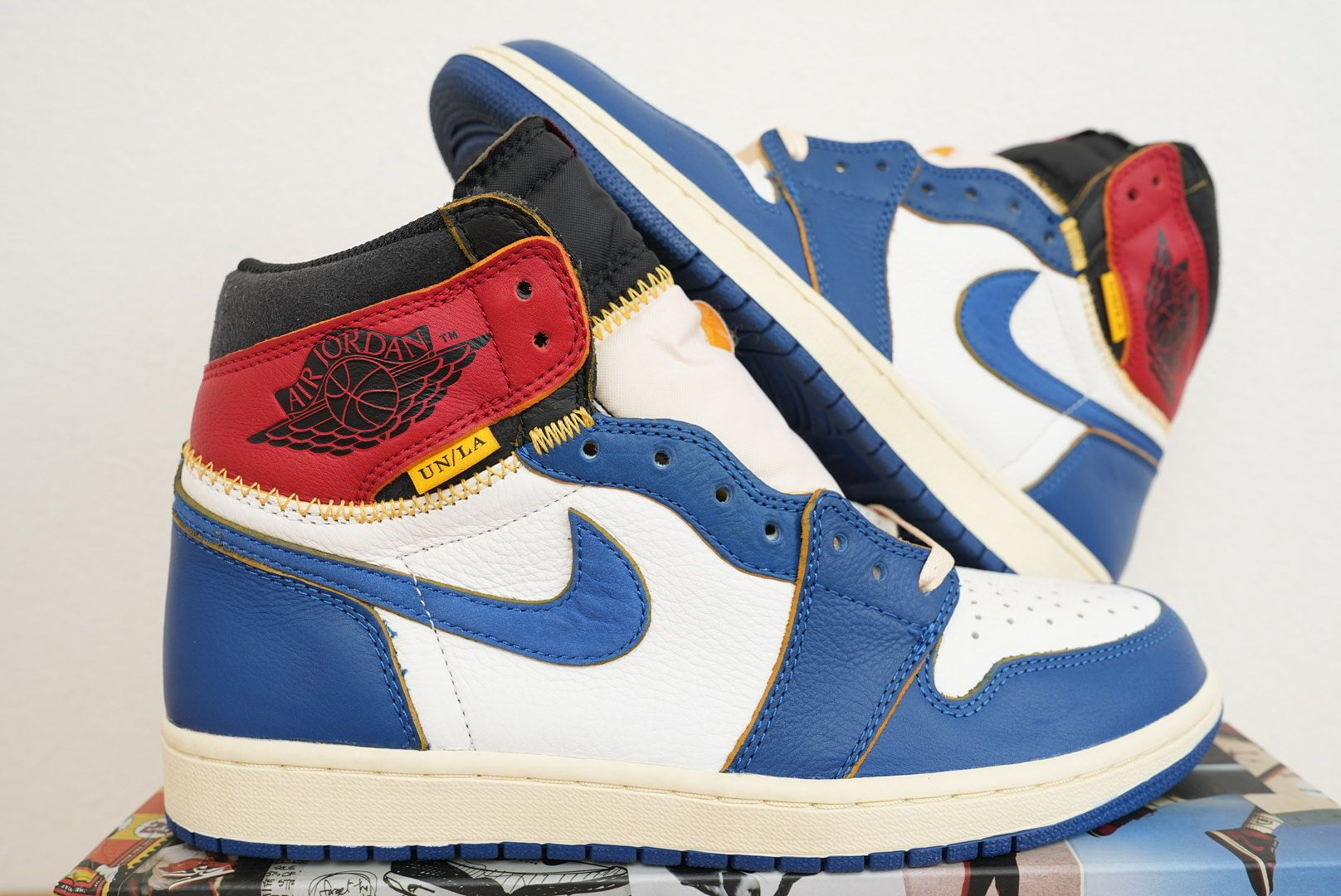 Union × Nike Air Jordan 1 Retro High OG NRG "Storm Blue/Varsity Red"