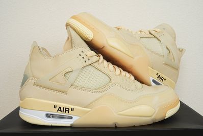 Off-White × Nike Women's Air Jordan 4 SP "Sail"