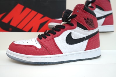 Spiderman × Nike Air Jordan 1 Origin Story "Gym Red/White/Photo Blue/Black"