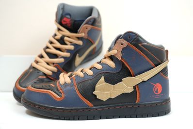Gundam Unicorn × Nike SB Dunk High PRO QS "Banshee"