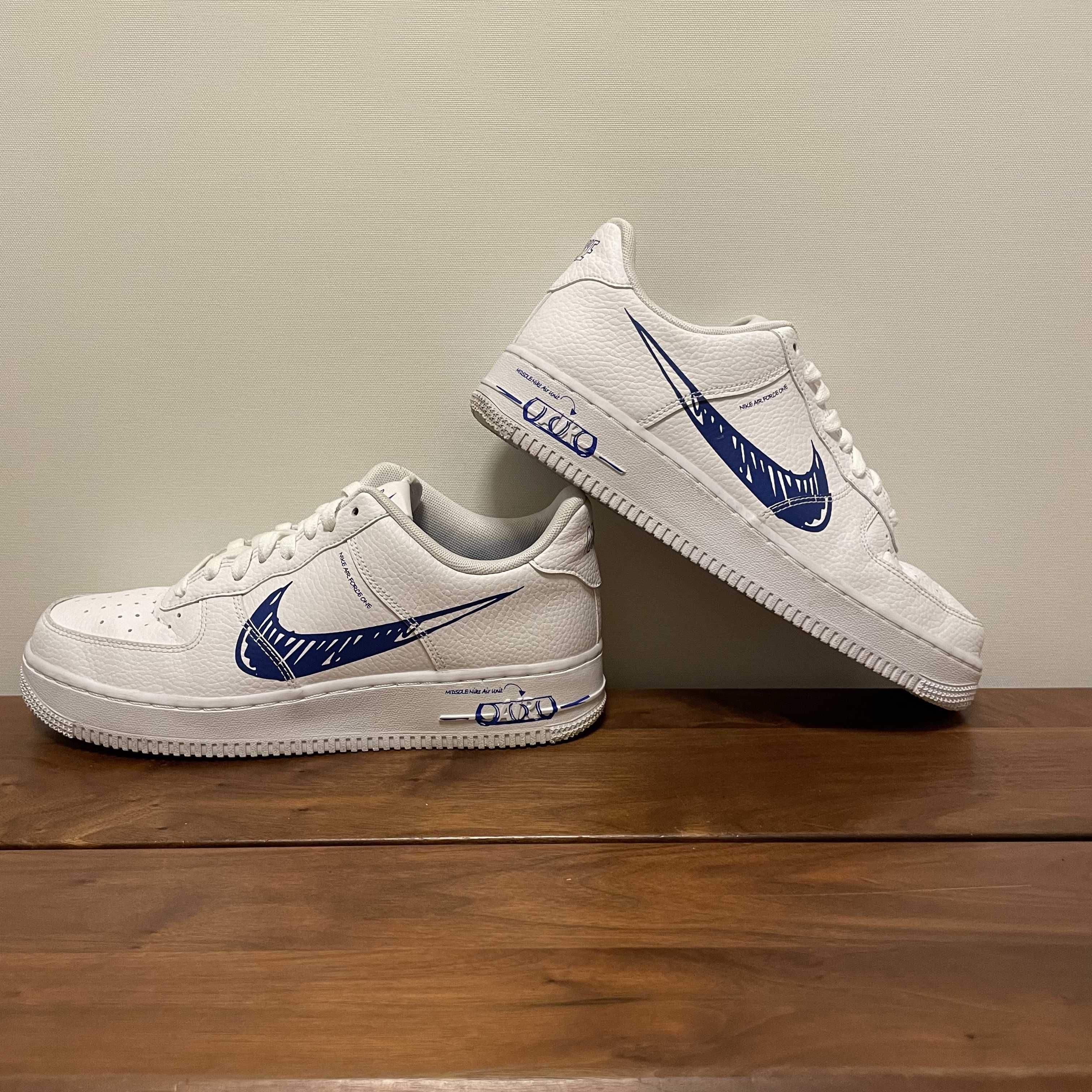 Nike Air Force 1 Low LV8 Utility "White/Blue"