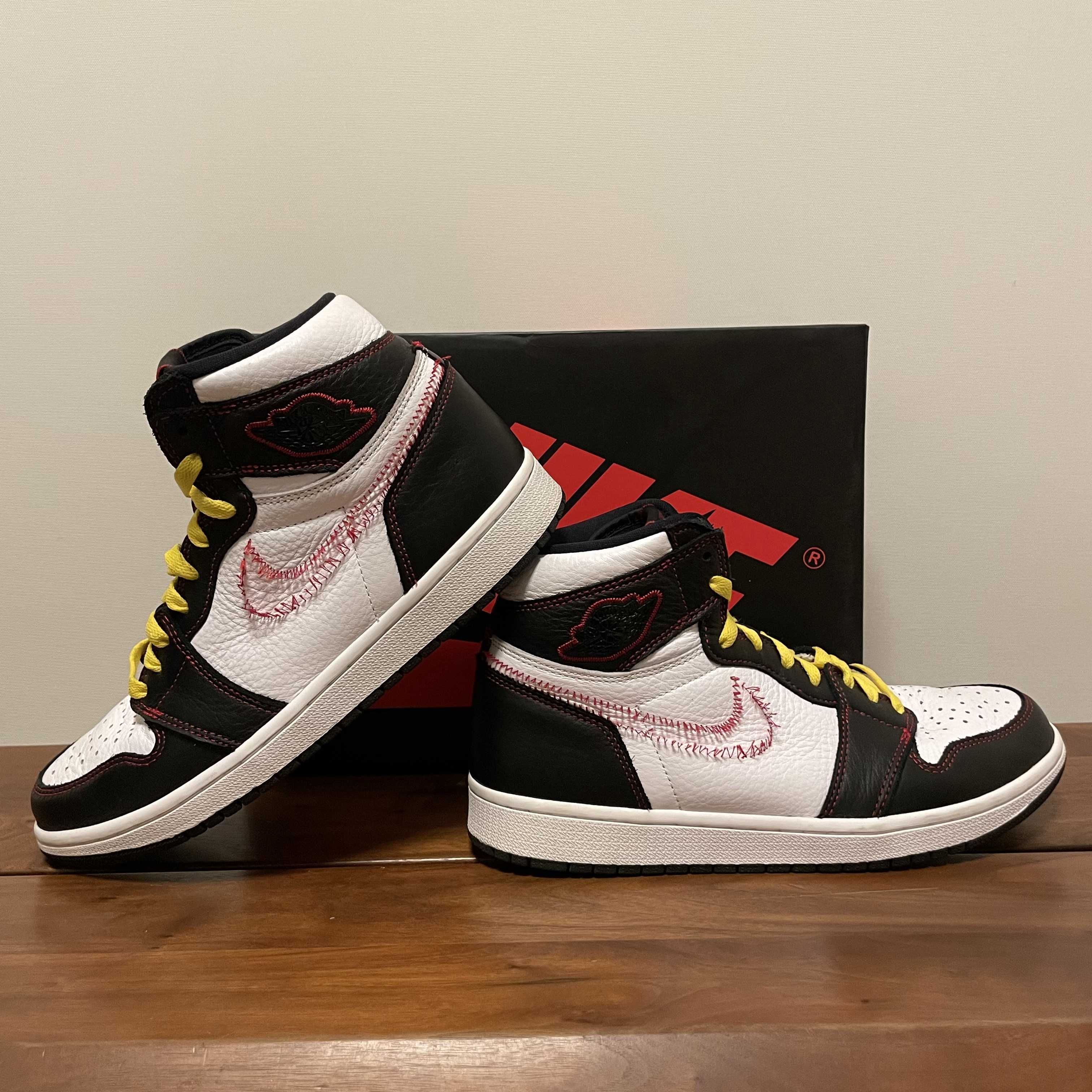 Nike Air Jordan 1 High OG Defiant "Black/Yellow/Gym Red"    