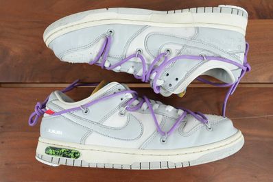 Off-White × Nike Dunk Low "Sail/Neutral Gray"