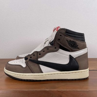Travis Scott × Nike Air Jordan 1 Retro High OG TS SP "Sail/Dark Mocha"