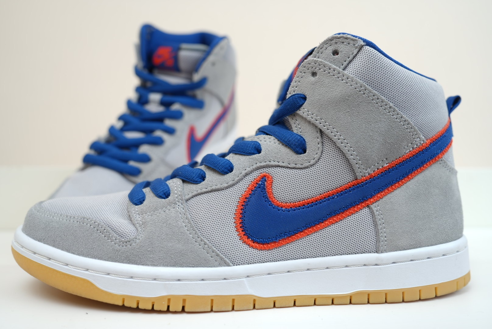Nike SB Dunk High "Rush Blue and Team Orange/New York Mets"