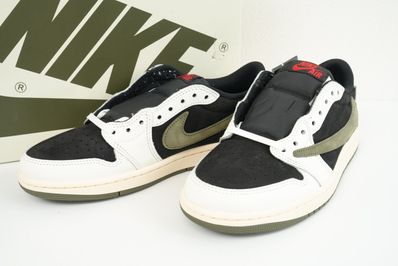 Travis Scott × Nike Women's Air Jordan 1 Low OG "Medium Olive"