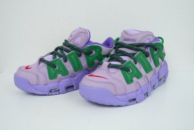 AMBUSH × Nike Air More Uptempo Low "Lilac and Apple Green"