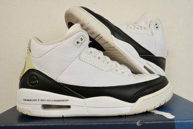 Fragment × Nike Air Jordan 3 "White/Black"
