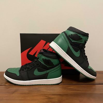 Nike Air Jordan 1 Retro High OG "Black/Pine Green" (2020)