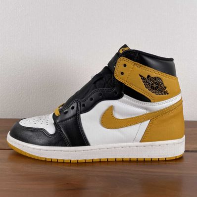Nike Air Jordan 1 Retro High OG "Black Toe/Yellow Ochre"